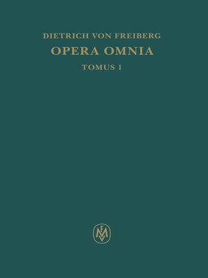 cover image of Opera omnia, Tomus I. Schriften zur Intellekttheorie
